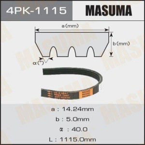 Ремень приводной 4PK-1115 MASUMA