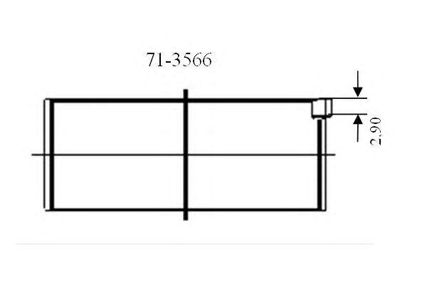 Подшипник 71-3566 GLYCO