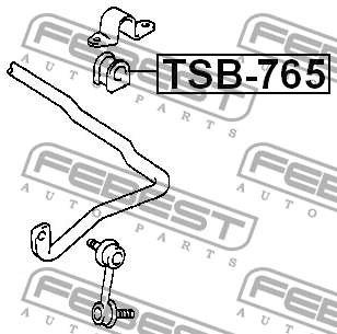 Втулка стабилизатора TSB-765 FEBEST