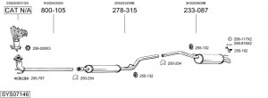 Глушитель выхлопных газов конечный 286297 BOSAL