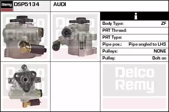 Гидравлический насос, рулевое управление DSP5134 DELCO REMY