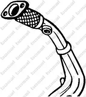 Выпускной трубопровод 827357 BOSAL