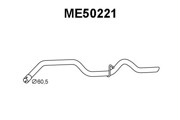 Глушитель выхлопных газов конечный ME50221 VENEPORTE