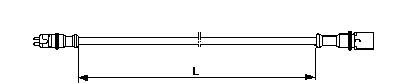 Соединительный провод ABS 4497120230 WABCO