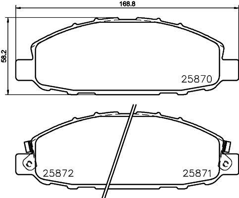 Конденсатор, кондиционер 8FC351037151 HELLA