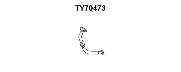 Выпускной трубопровод TY70473 VENEPORTE