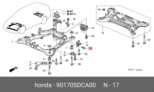 Деталь 90170SDCA00 HONDA
