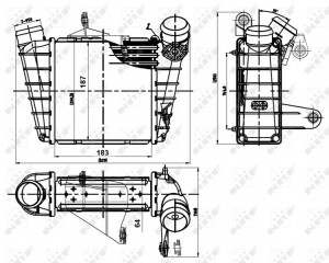 Интеркулер 30842 NRF
