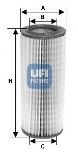 Воздушный фильтр 28.915.00 UFI