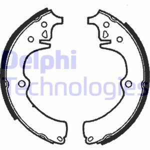 Комплект тормозных колодок LS1330 DELPHI