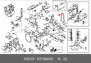 Прокладка 93156692 IVECO