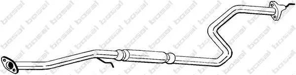 Средний глушитель выхлопных газов 292-119 BOSAL