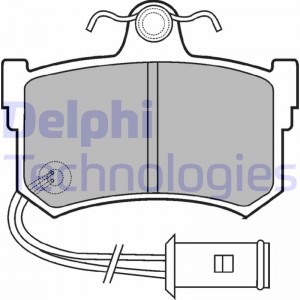 Комплект тормозных колодок, диско LP434 DELPHI