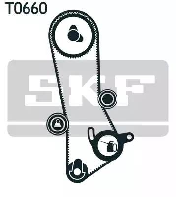 Комплект ремня ГРМ VKMS91400 SKF