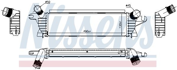 Интеркулер 96648 NISSENS