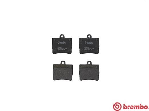 Комплект тормозных колодок, диско P50024 BREMBO