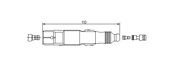 Вилка, свеча зажигания 13272A5 BREMI