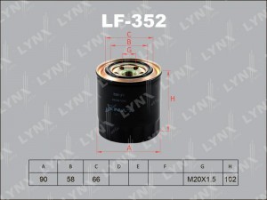 Фильтр топливный LF-352 LYNXAUTO