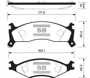 Колодки тормозные дисковые SP1070 SANGSIN