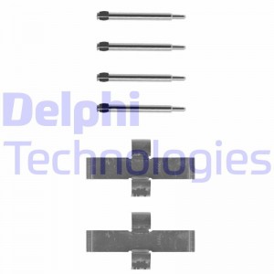 Комплектующие, колодки дискового тормоза LX0013 DELPHI