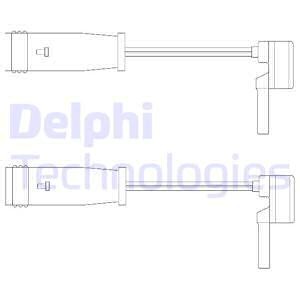 Сигнализатор, износ тормозных колодок LZ0153 DELPHI