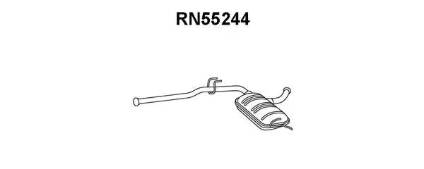 Предглушитель выхлопных газов RN55244 VENEPORTE