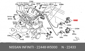 Катушка зажигания 22448W5000 NISSAN