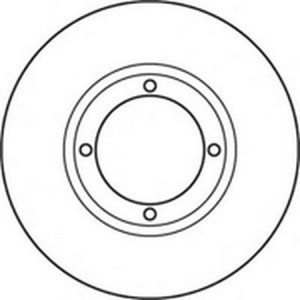 Тормозной диск 562138B BENDIX JURID