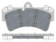 Комплект тормозных колодок, диско SP280 SCT