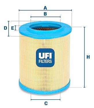 Воздушный фильтр 27.606.00 UFI
