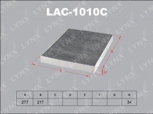 Фильтр салона LAC-1010C LYNXAUTO