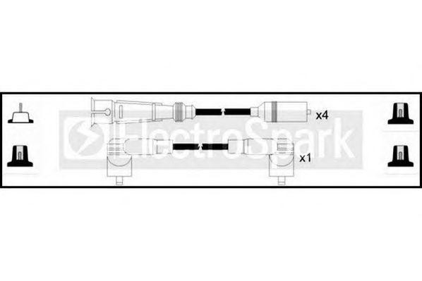 Ккомплект проводов зажигания OEK171 STANDARD