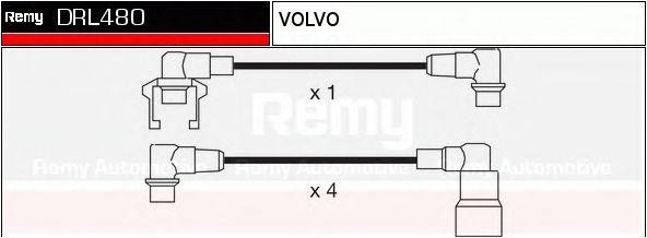 Ккомплект проводов зажигания DRL480 DELCO REMY