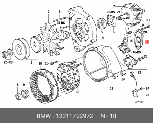 Покрышка 12 31 1 722 972 BMW