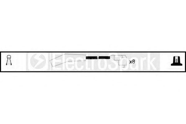 Ккомплект проводов зажигания OEK753 STANDARD