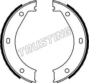 Комплект тормозных колодок, стояночная тормозная система 019.023 TRUSTING