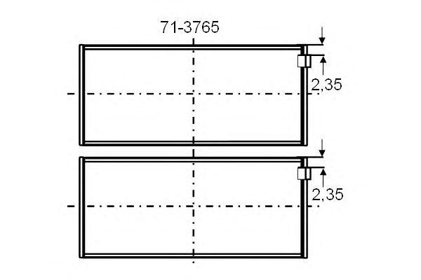 Подшипник 71-3765 GLYCO