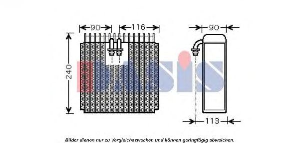 Испаритель, кондиционер 820046N AKS DASIS