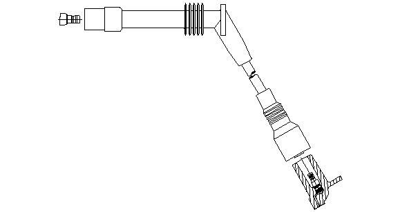 Провод зажигания 38054 BREMI