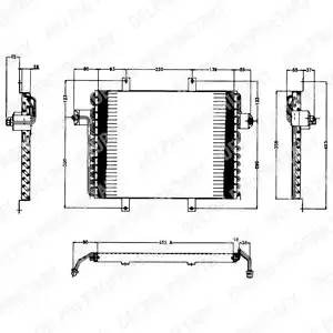 Конденсатор, кондиционер TSP0225138 DELPHI