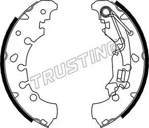 Комплект тормозных колодок 034.116 TRUSTING