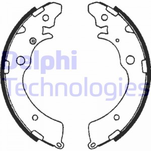 Комплект тормозных колодок LS1641 DELPHI