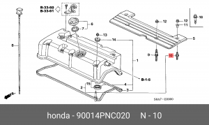 Деталь 90014PNC020 HONDA