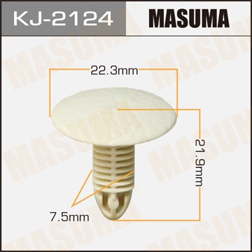 Клипса крепежная KJ2124 MASUMA