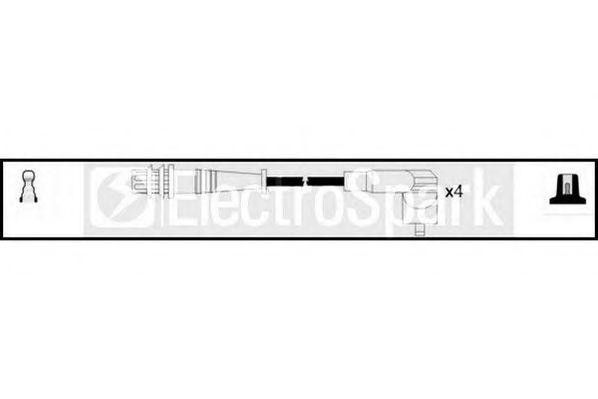 Ккомплект проводов зажигания OEK472 STANDARD