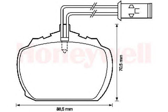 Комплект тормозных колодок, диско 571820B BENDIX JURID