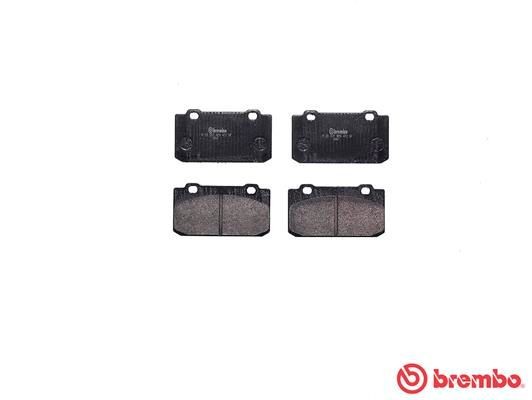 Комплект тормозных колодок, диско P 23 027 BREMBO