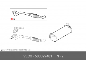 Катализатор 500329481 IVECO