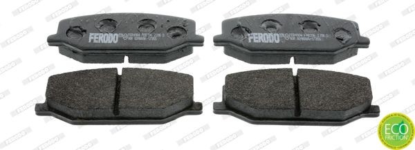 Комплект тормозных колодок, диско FDB396 FERODO