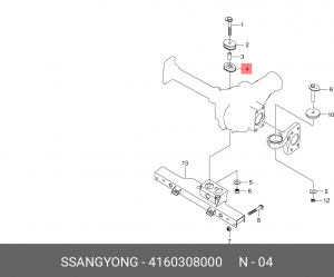 Деталь 4160308000 SSANG YONG